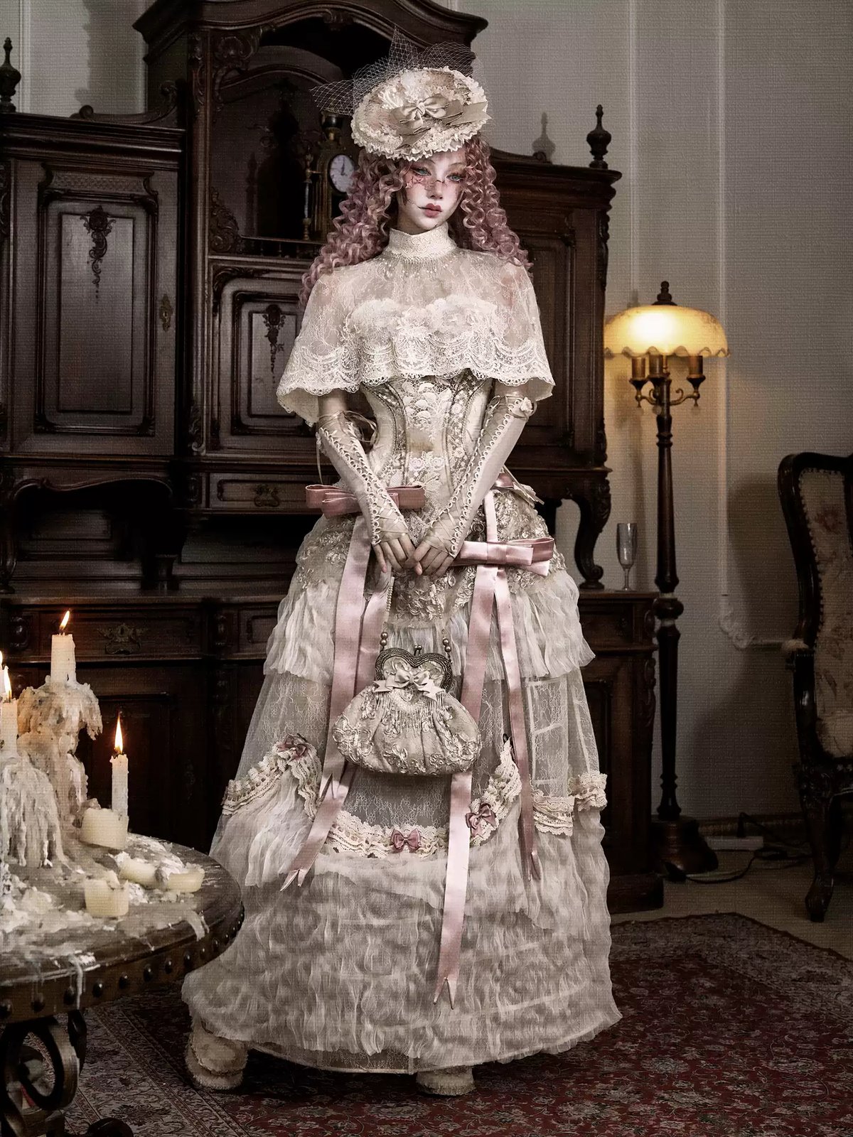 Cupid's Verse Victorian Lace Cape