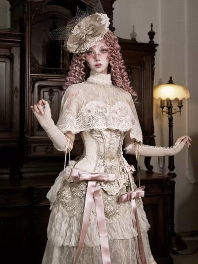 Cupid's Verse Victorian Lace Cape