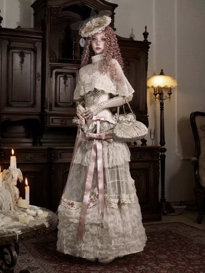 Cupid's Verse Victorian Lace Cape