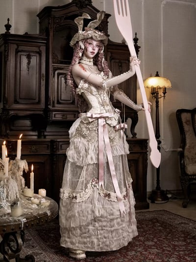 Cupid's Verse Heart Boned Corset Top