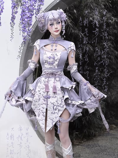Aloeswood Tiered Ruffle Skirt