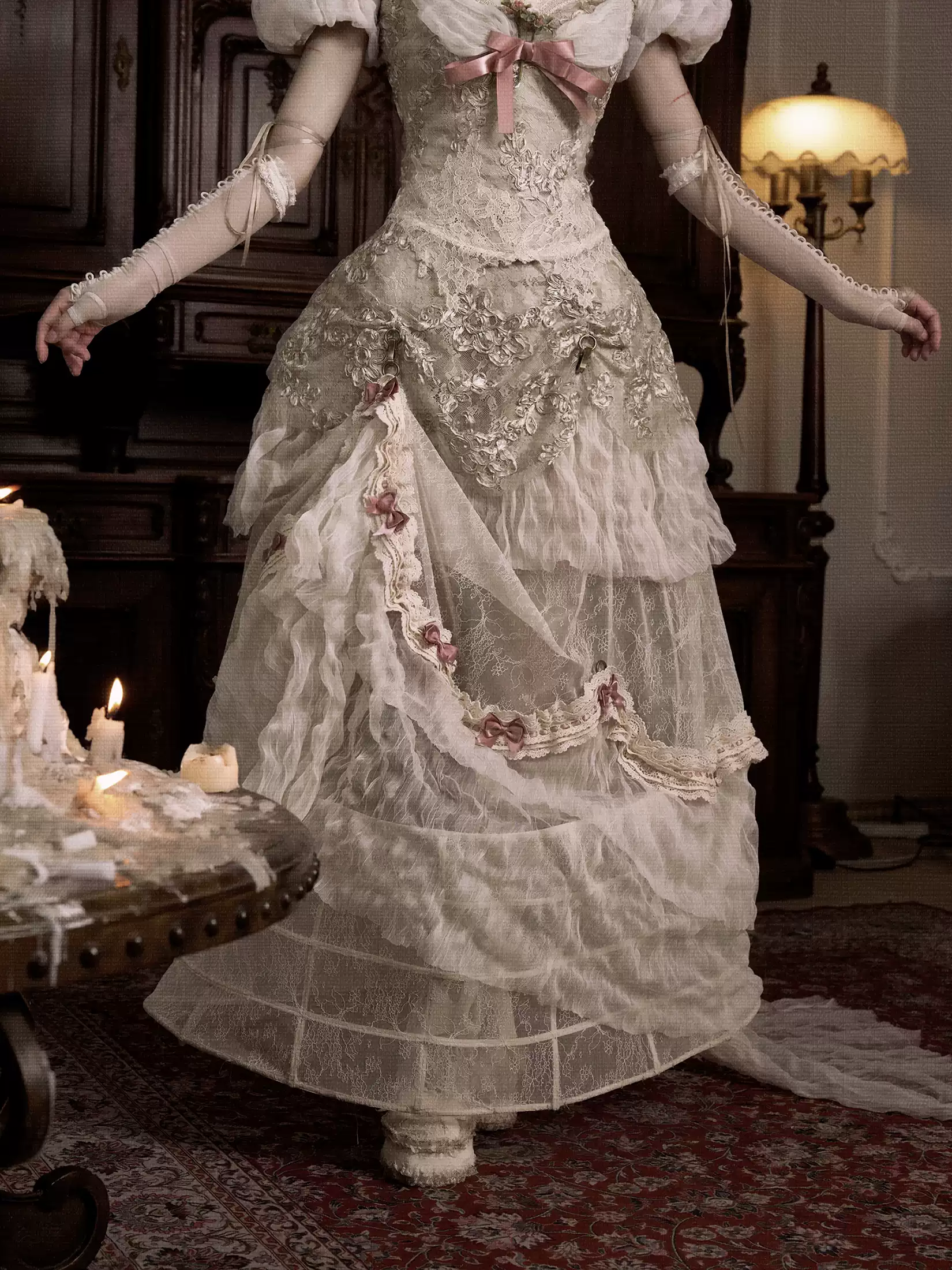 Cupid's Verse Bustle Hip-Pad Petticoat